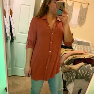 Salmon colored shirt - super comfy and lightweight